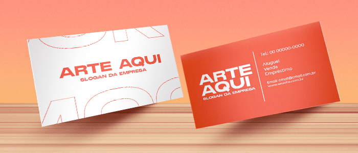 Cartão de Visita Offset - 180g (100 und)