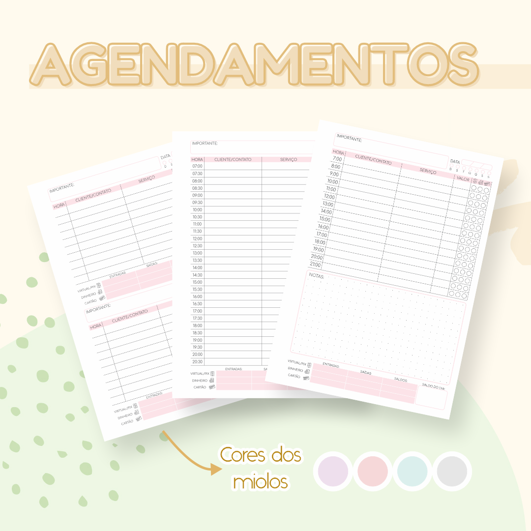Agendamento  de Horários NÃO DATADO