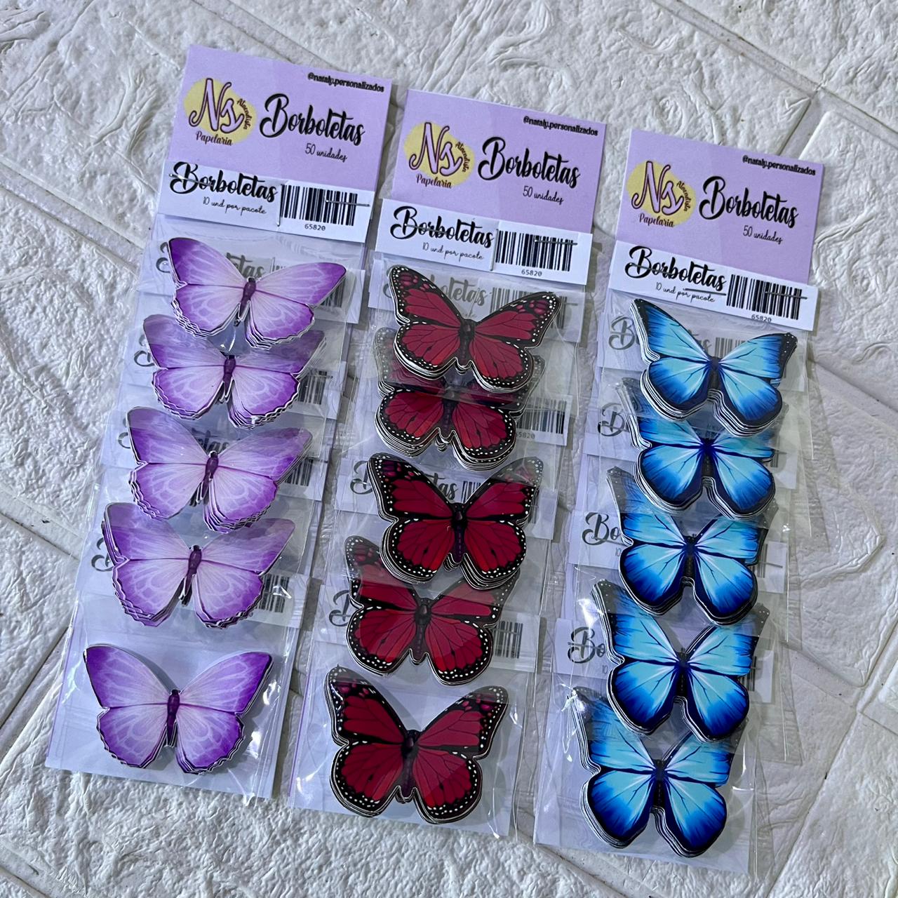 BORBOLETAS 3D IMPRESSAS