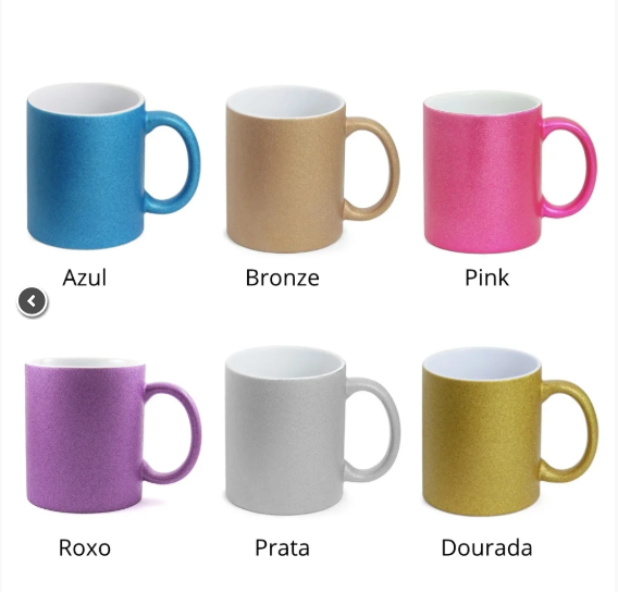 Caneca Glitter