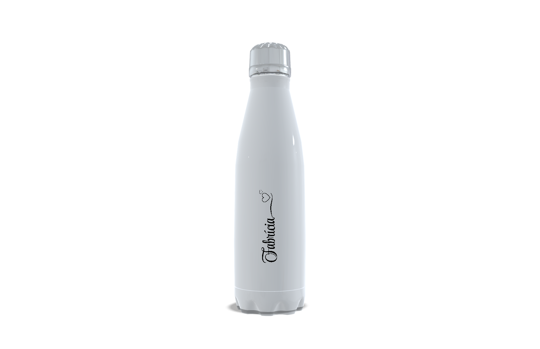 Garrafa de INOX  - 500ml - Térmica - Branca