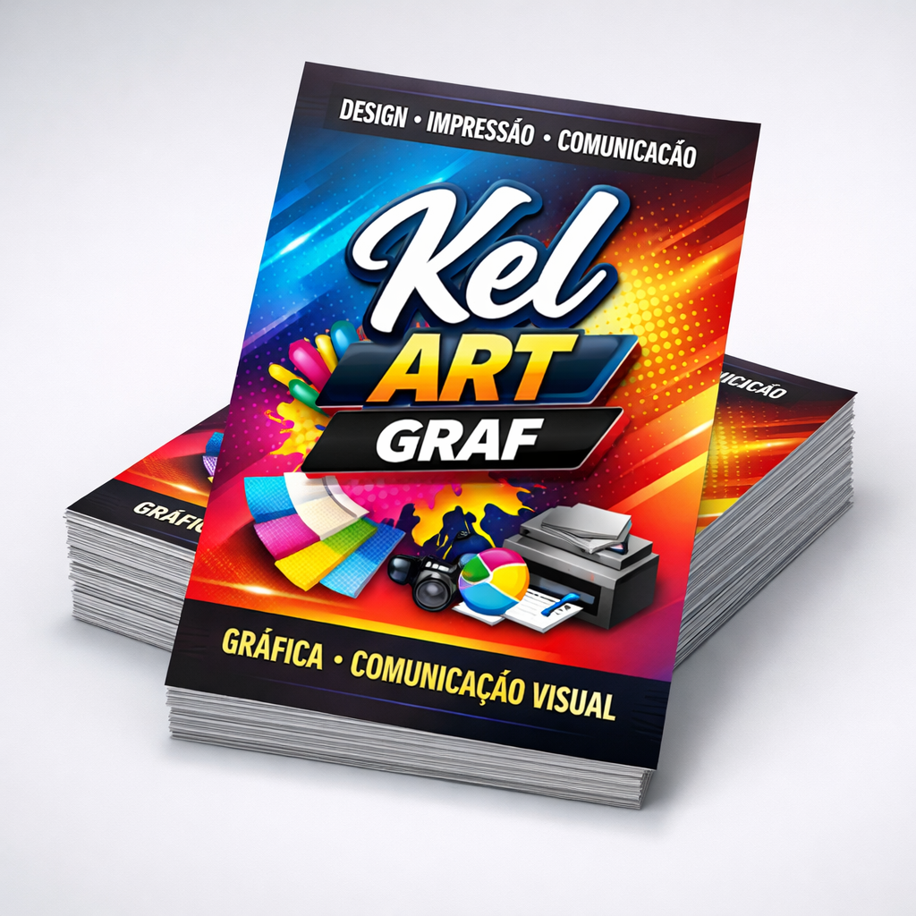 Panfletos 14x20cm - Impressão Só frente