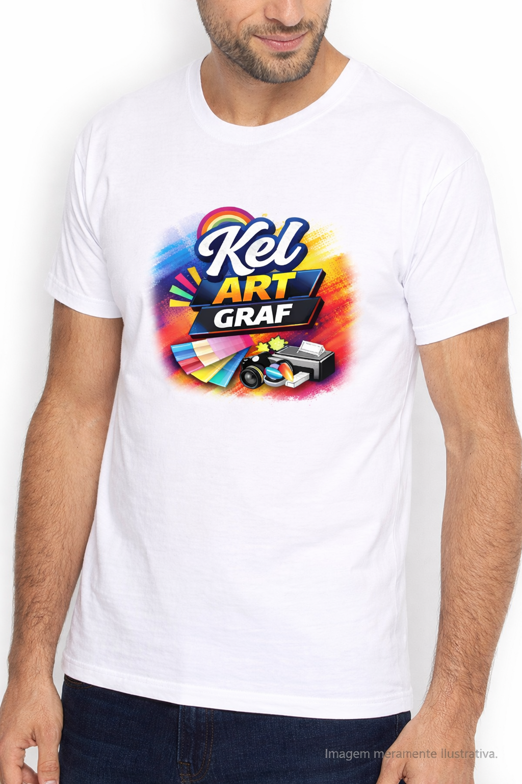 Camisa Personalizada Poliester Branca