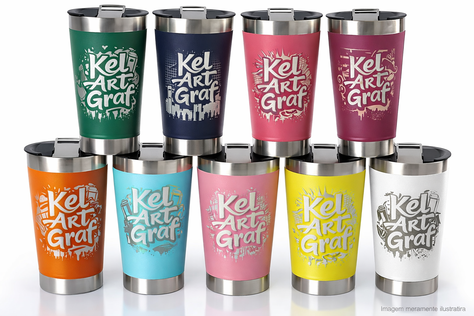 Copo Termico 475ml com Gravação laser