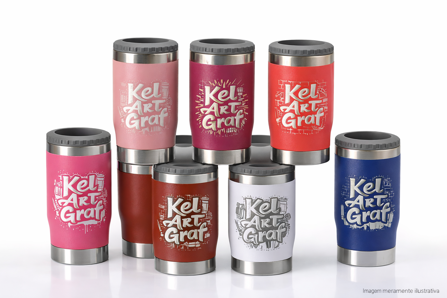 Copo Porta Long Neck 420ml 5 em 1 com Gravação a Laser