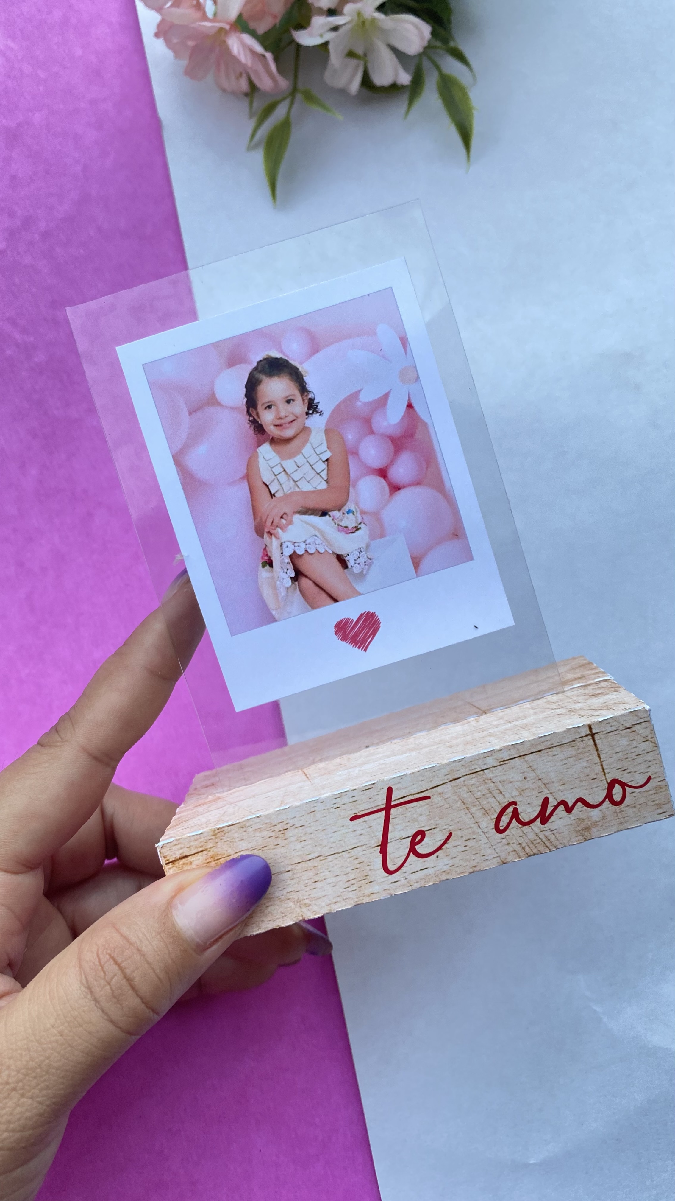 PORTA RETRATO DE PAPEL