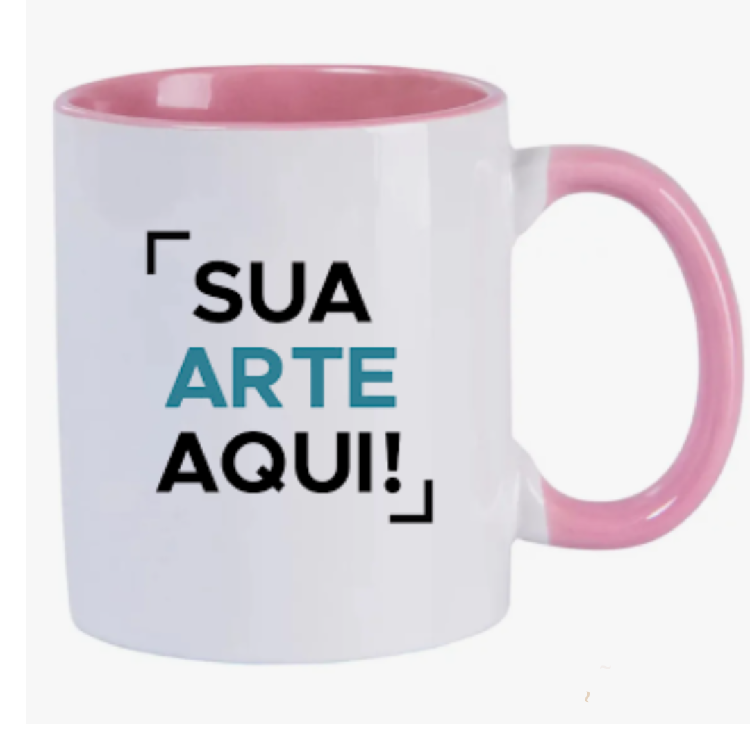 Caneca Alça e interior ROSA