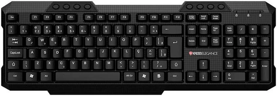 TECLADO MULTIMÍDIA KE-K106V3 - CROSSELEGANCE