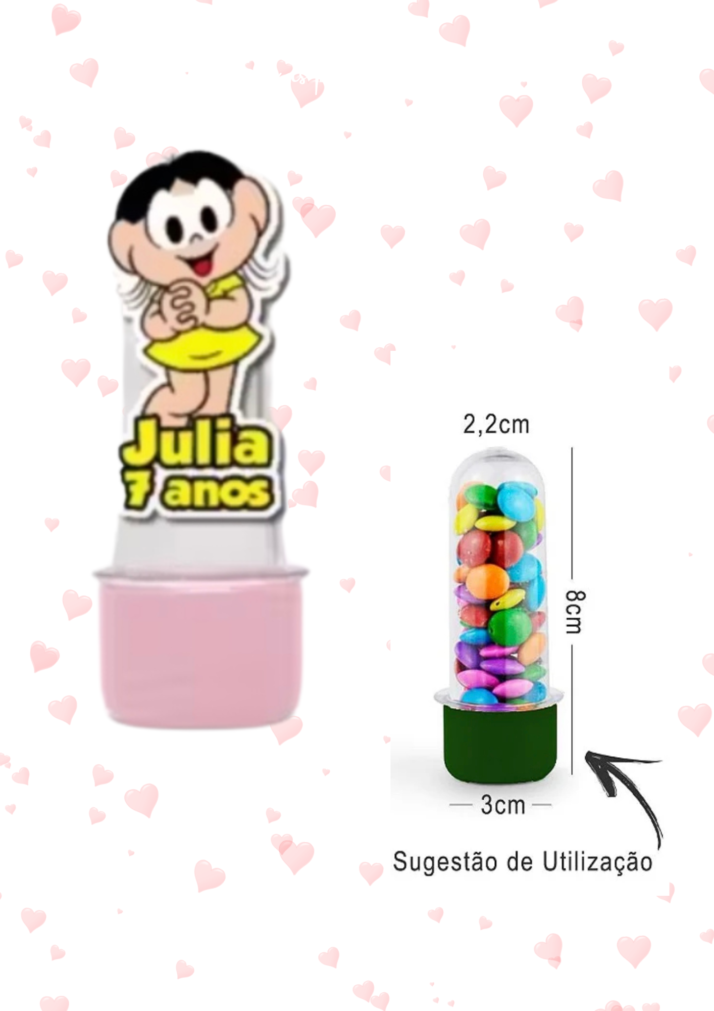 Tubete 8cm