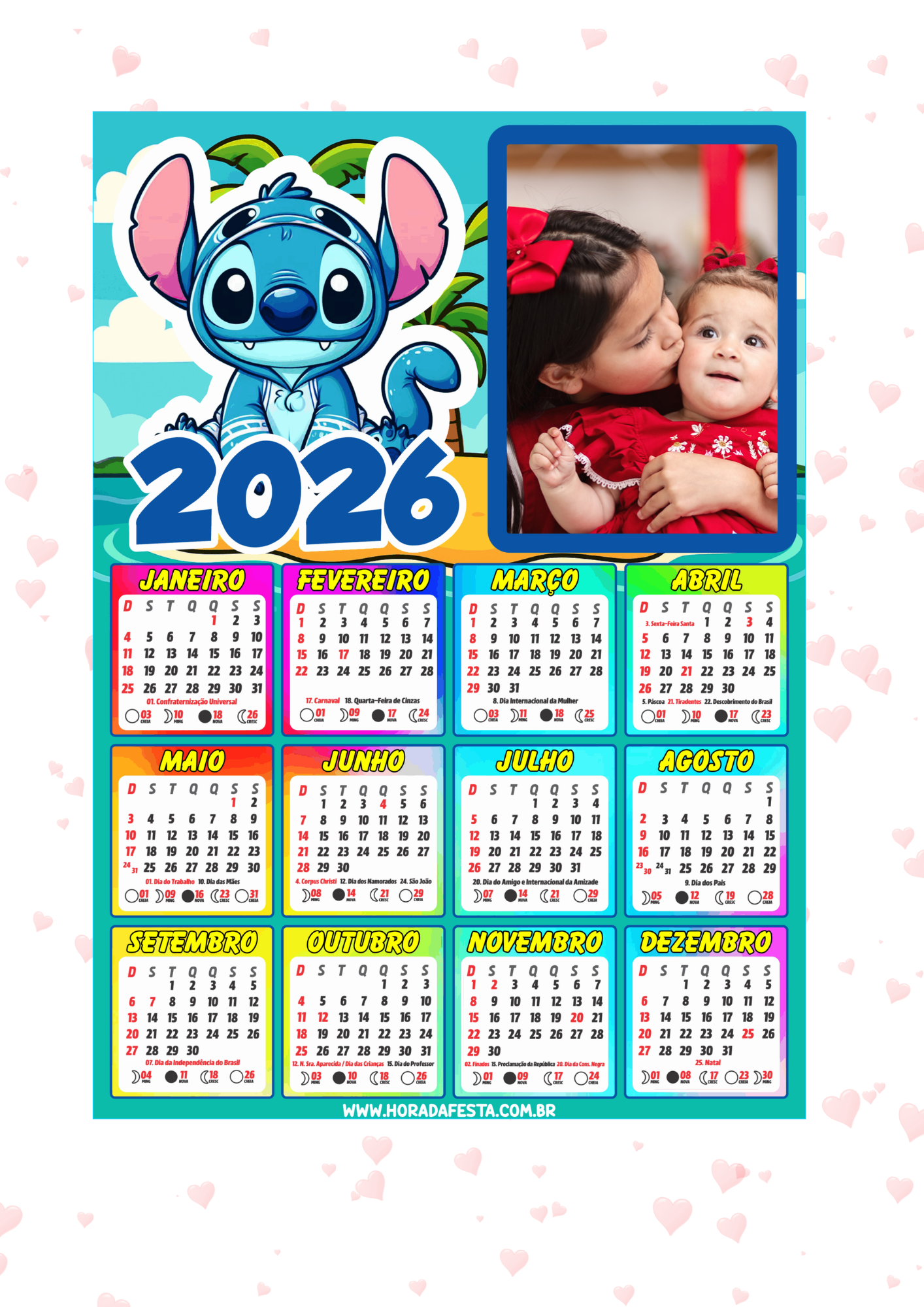 Calendário A3