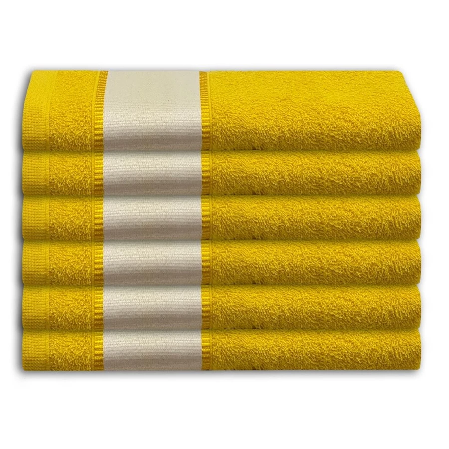 TOALHINHAS DE LAVABO AMARELO OURO