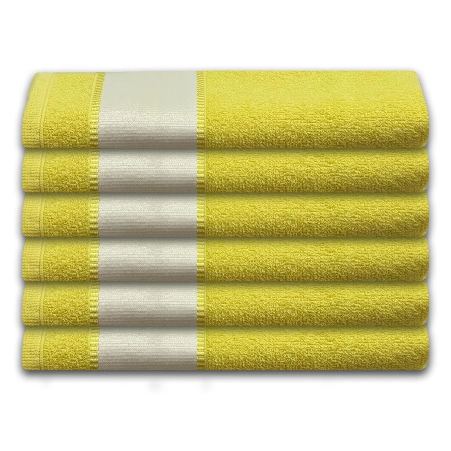 TOALHINHAS DE LAVABO AMARELO CLARO