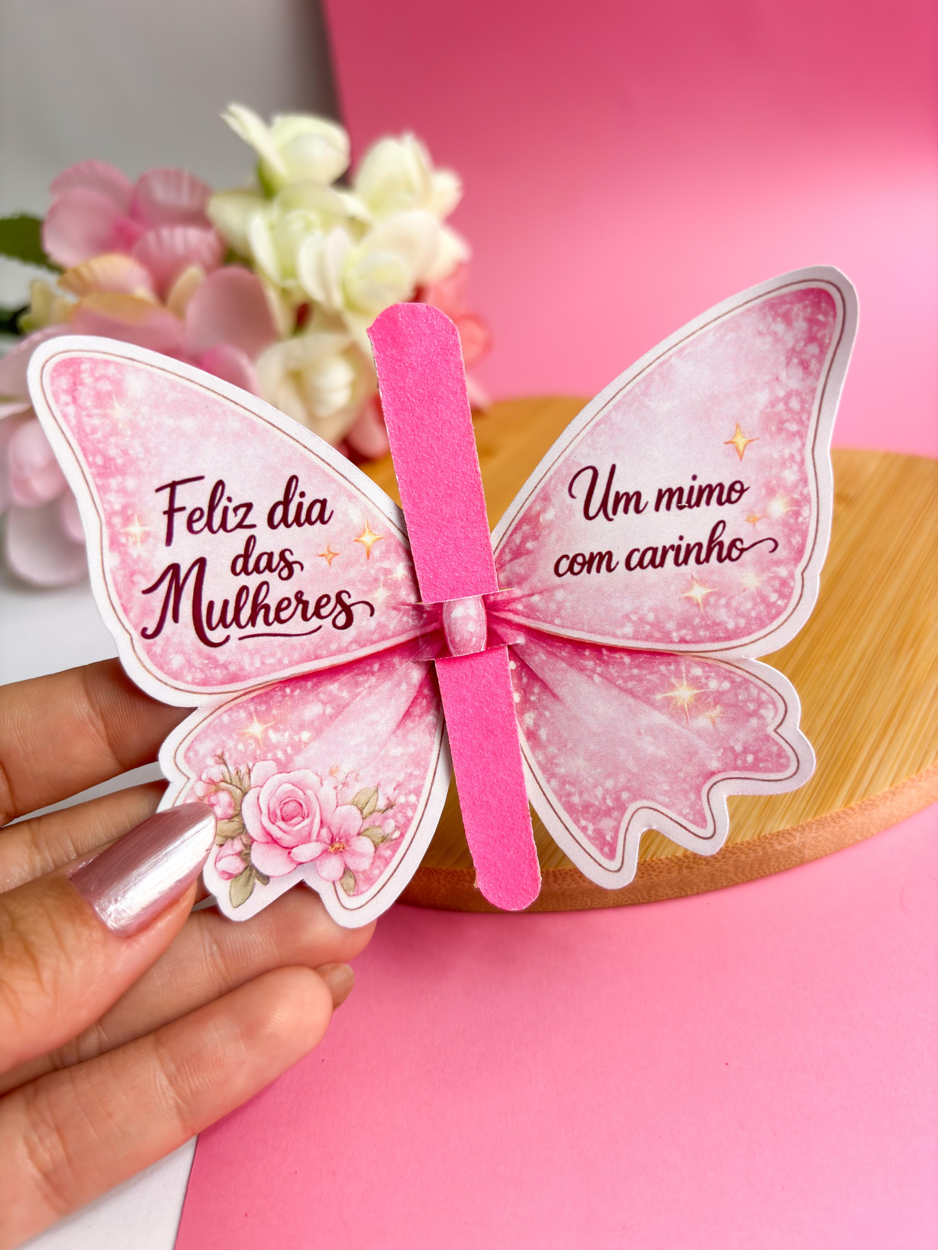 Mini lixa borboleta