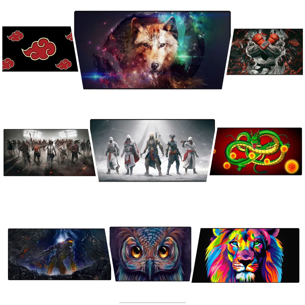 Mouse Pad Gamer Extra Grande 28 x 40 cm 3 mm espessura DIVERSOS MODELOS