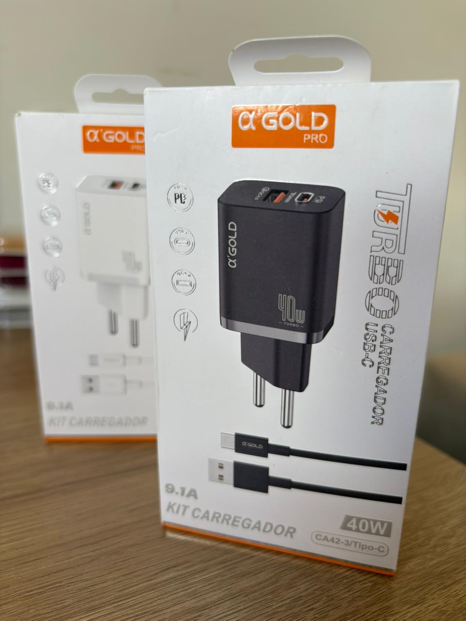 Kit carregador turbo 40w