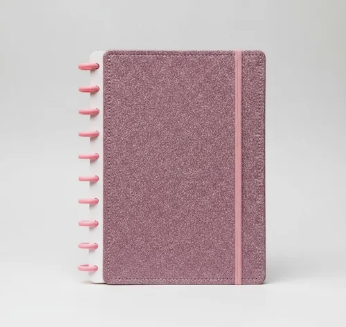 Caderno inteligente Pequeno rosa brilho