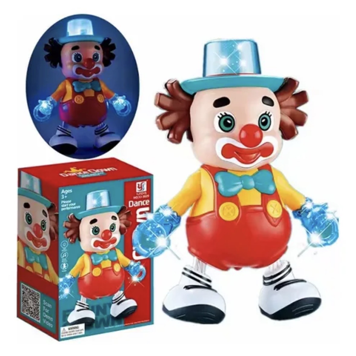 Brinquedo Palhaço Dançante