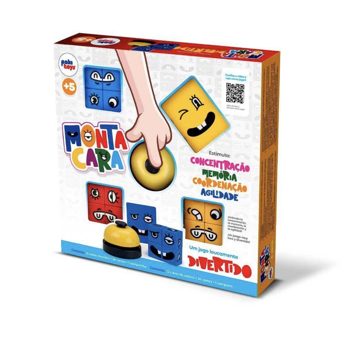 Jogo de Tabuleiro Monta Cara