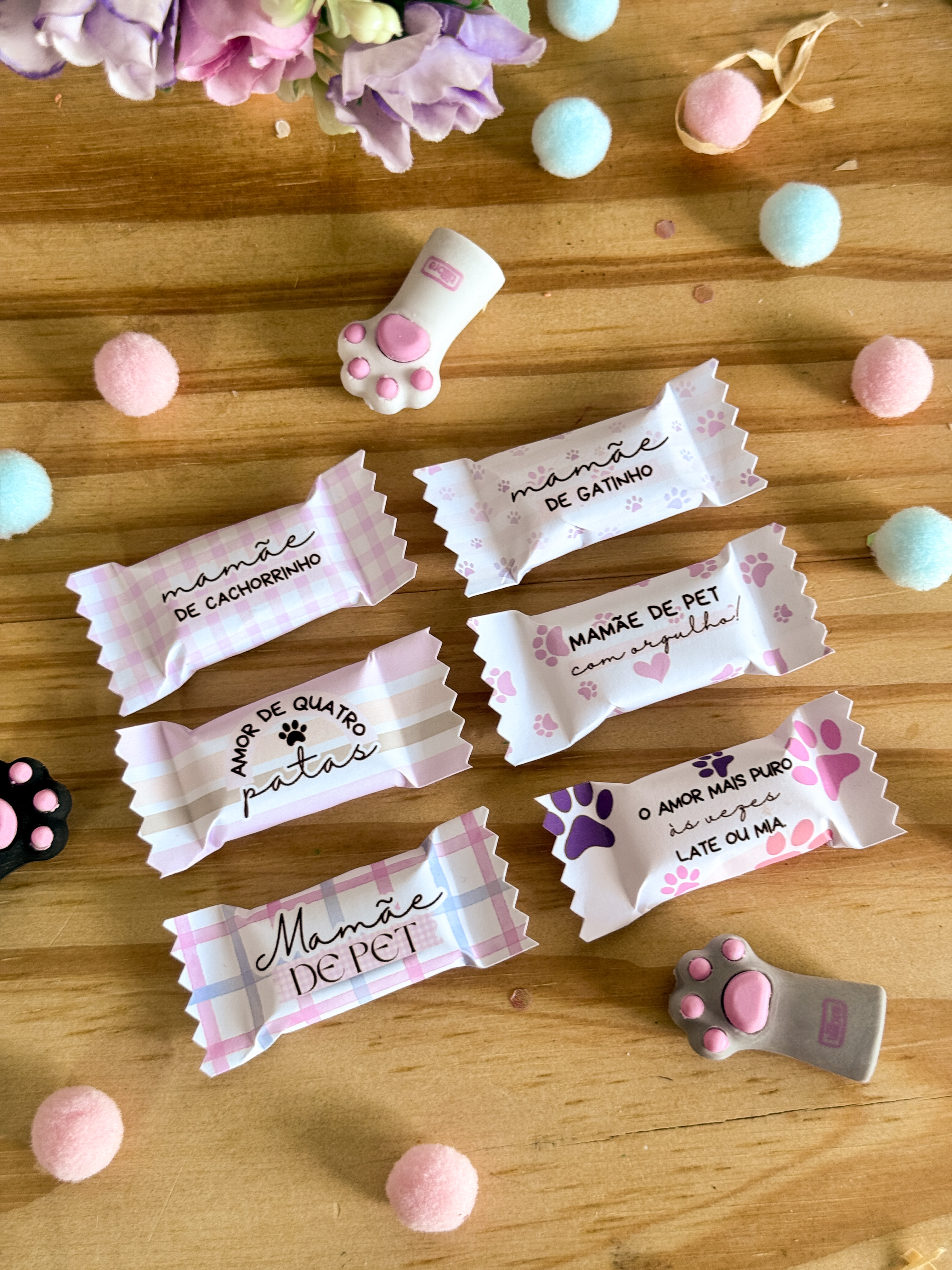 Balinhas personalizadas - Mãe de Pet