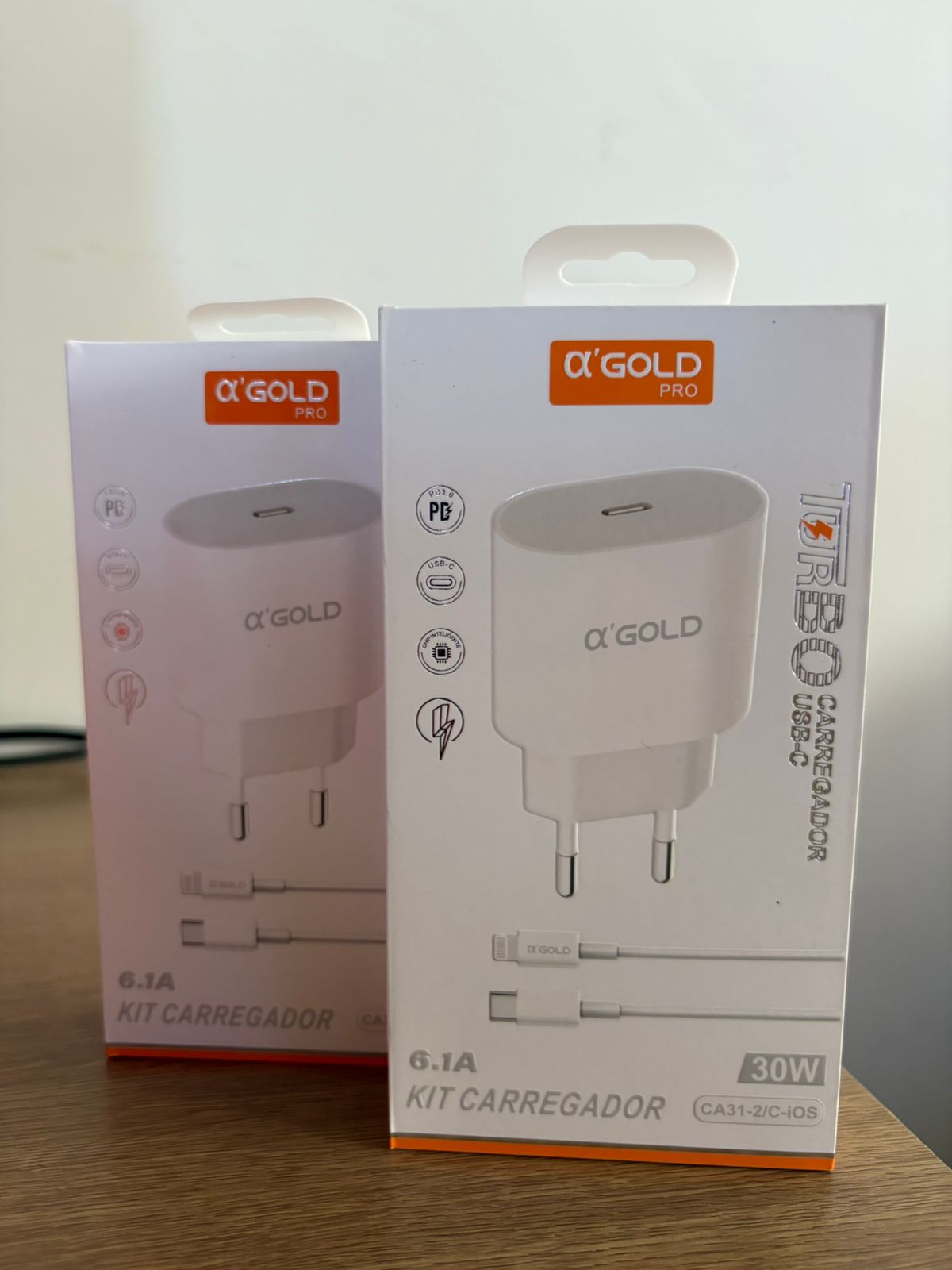 Carregador turbo 30W entrada IPhone