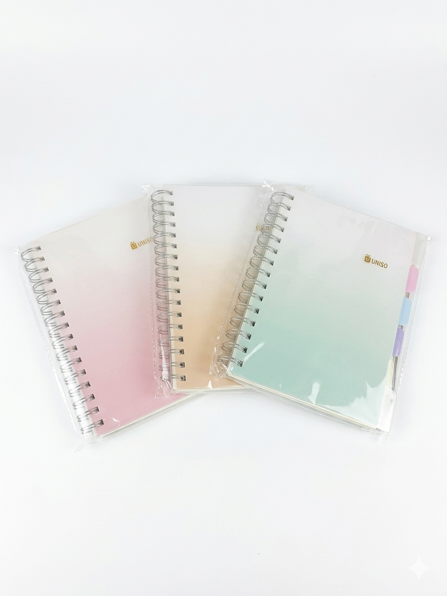 Caderno com Divisorias