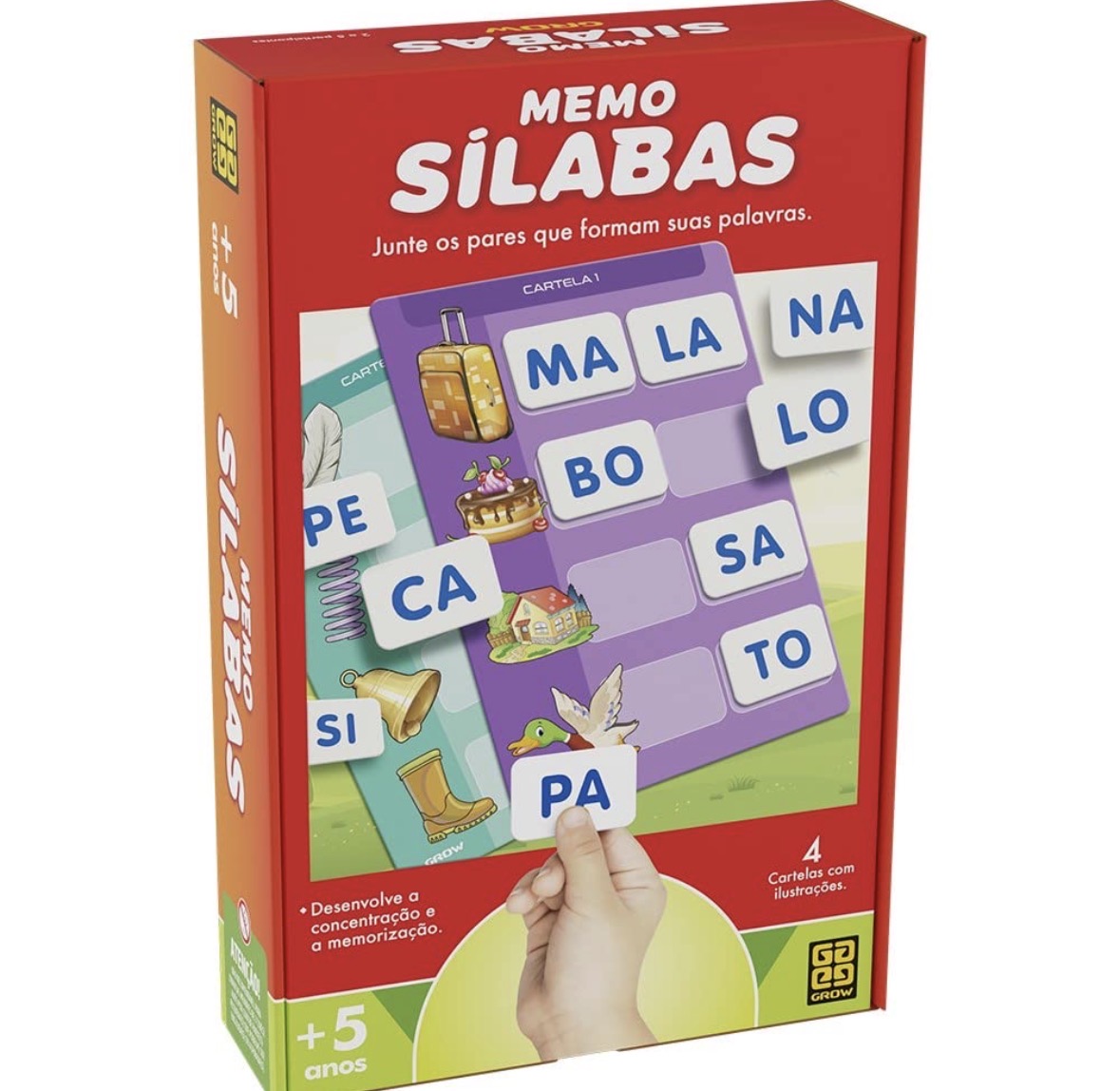 JOGO DA MEMÓRIA EM SÍLABAS