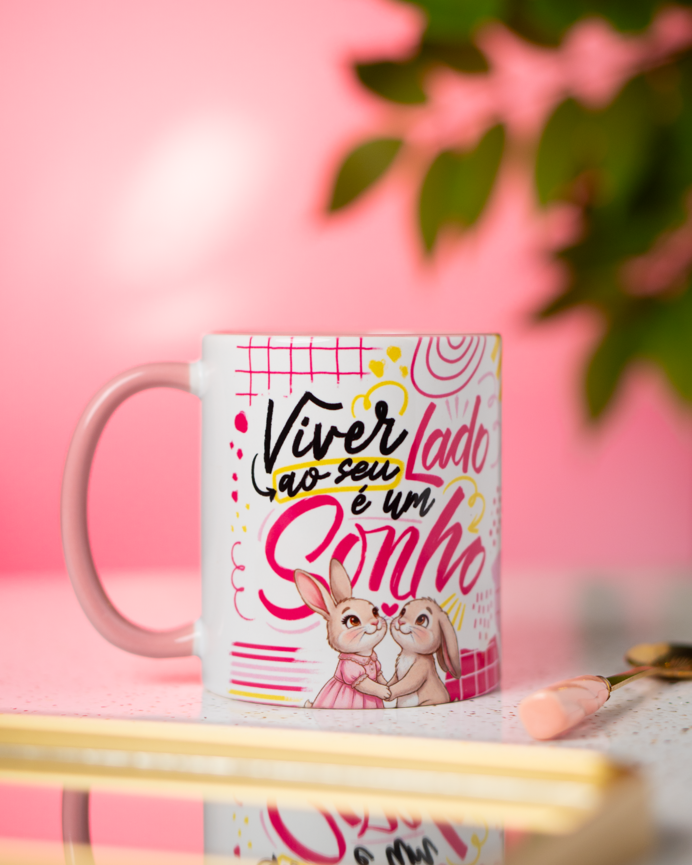 CANECA ALÇA E INTERNA COR PERSONALIZADA PÁSCOA DIVERSAS