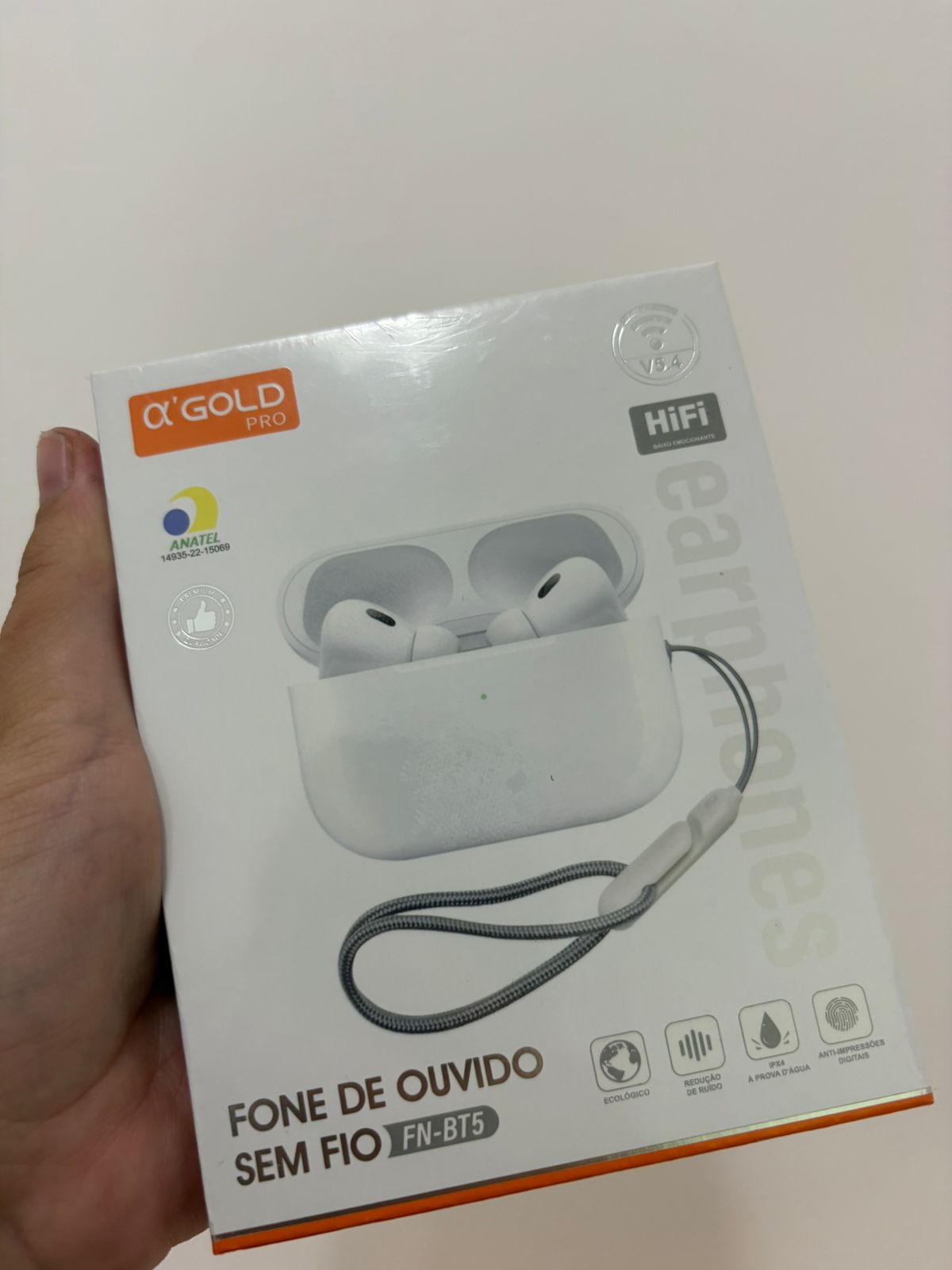 Fone AirPods Plug Anti Ruído