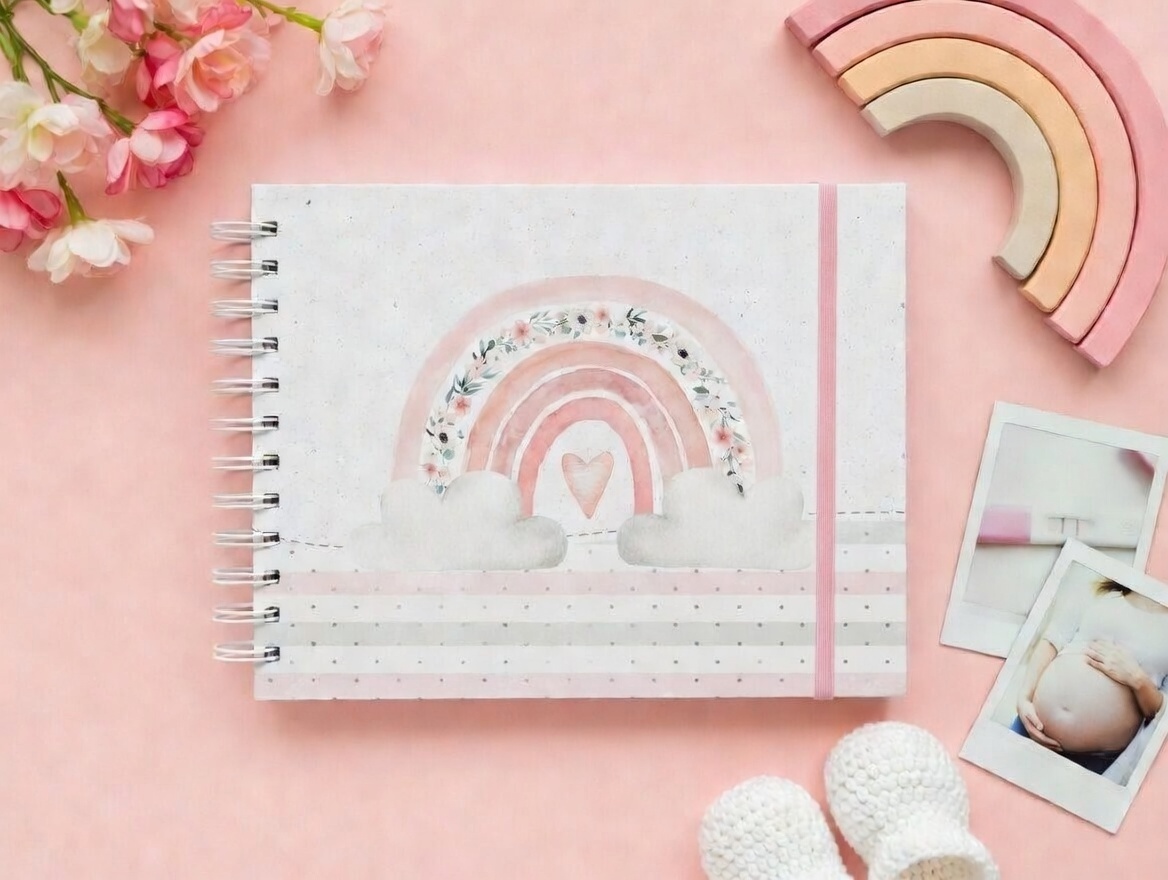 Livro do Bebê - Arco Iris Boho