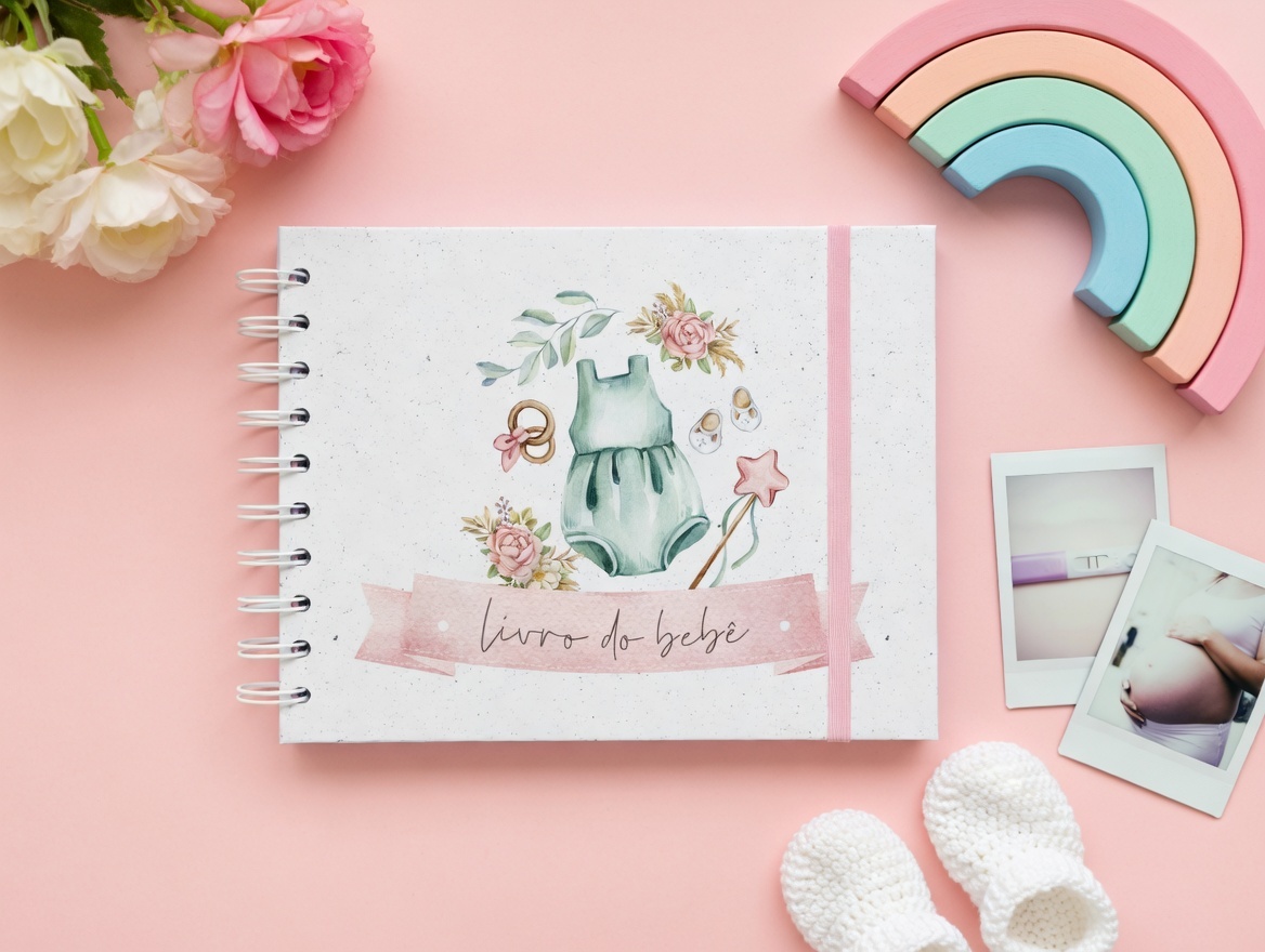 Livro do Bebê - Baby Floral