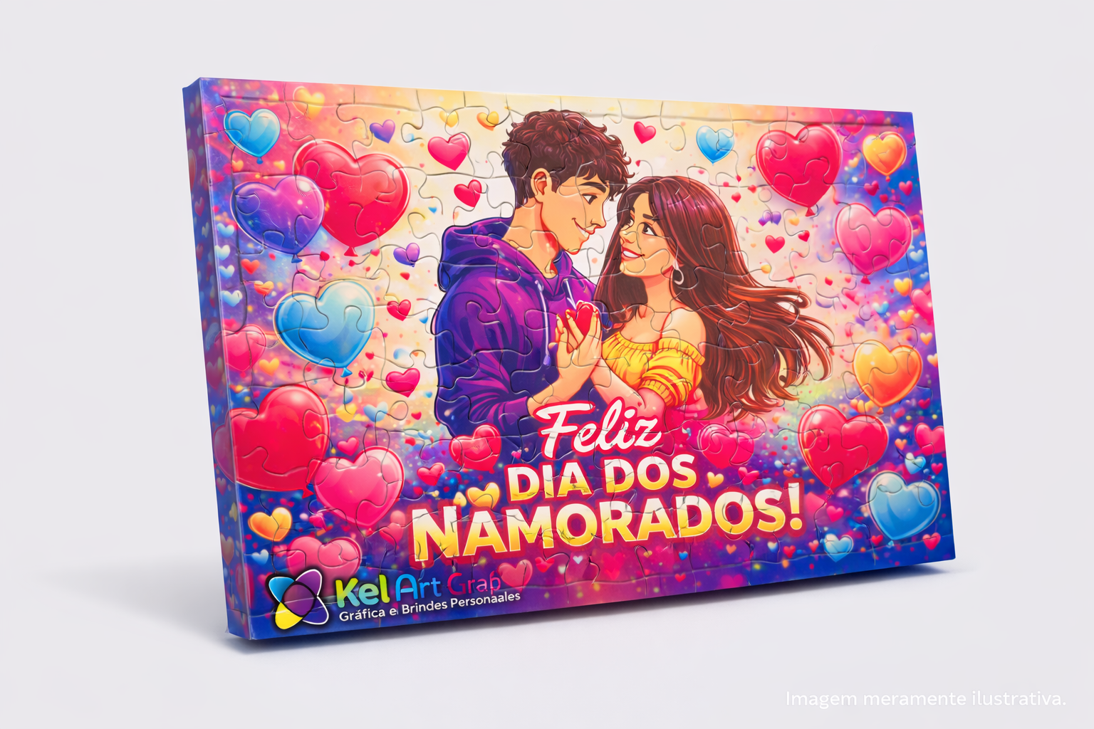 🧩 Quebra-cabeça Personalizado 20x29 cm