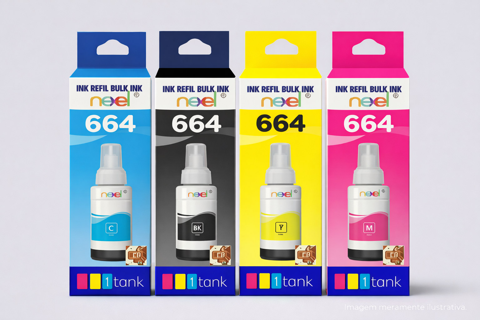 🖨️ Tintas Nexel 664 – Qualidade e Economia para suas Impressões
