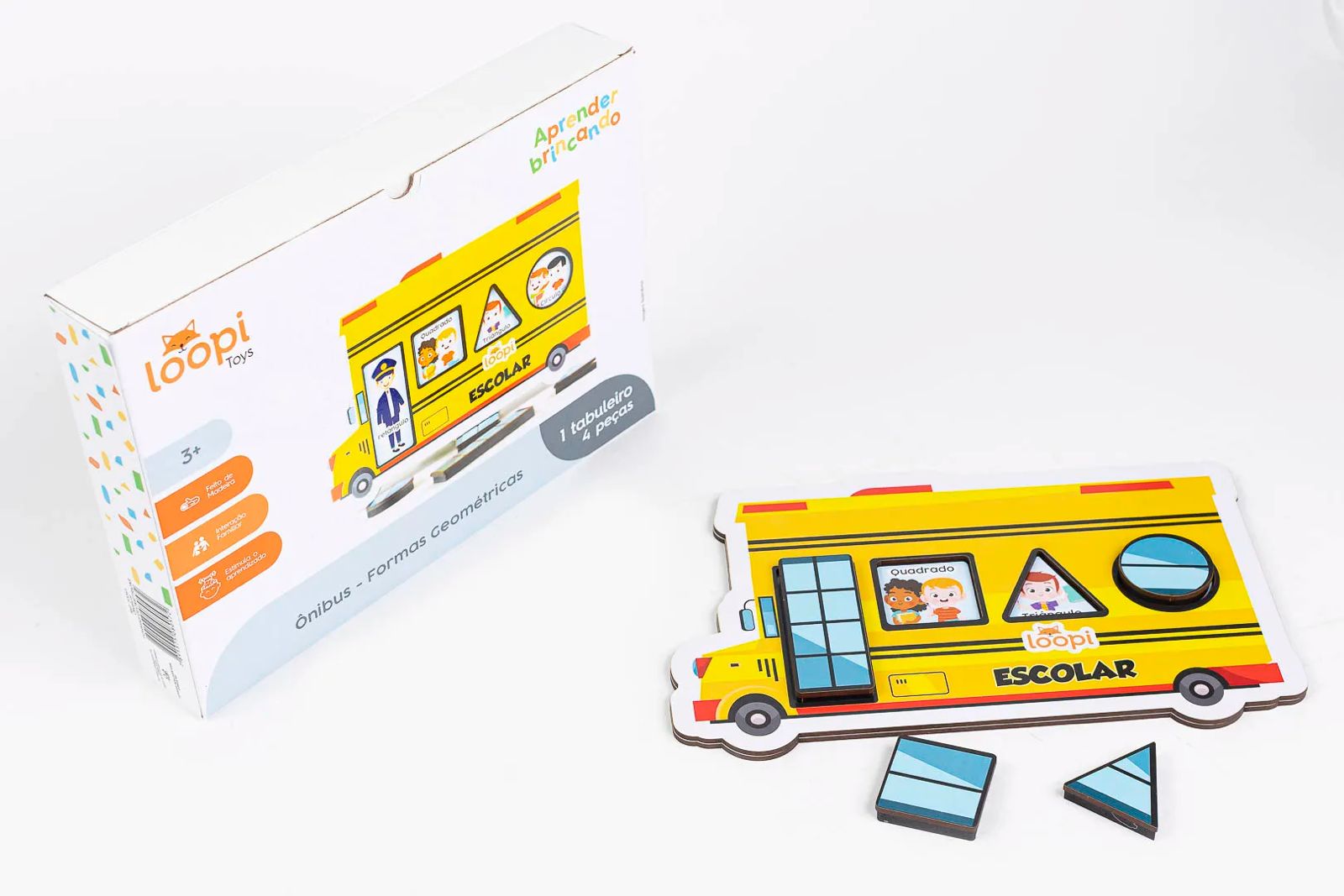 DESCUBRA O ONIBUS FORMAS GEOMÉTRICAS