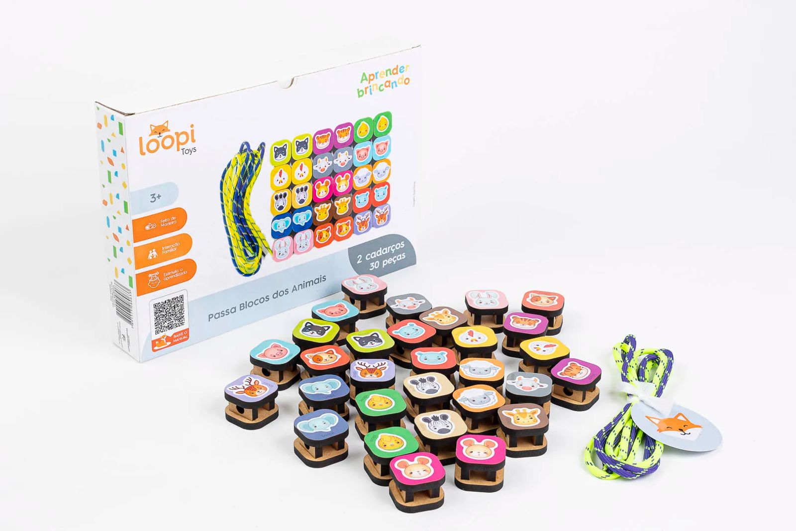 BRINQUEDO EDUCATIVO PASSA BLOCOS DOS ANIMAIS