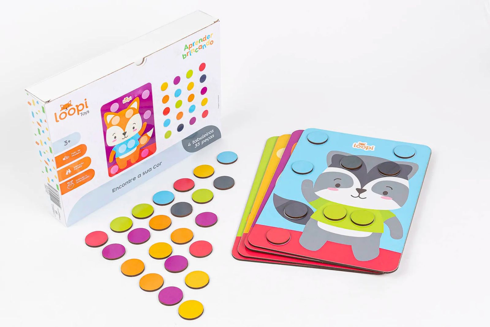 BRINQUEDO EDUCATIVO ENCONTRE A SUA COR