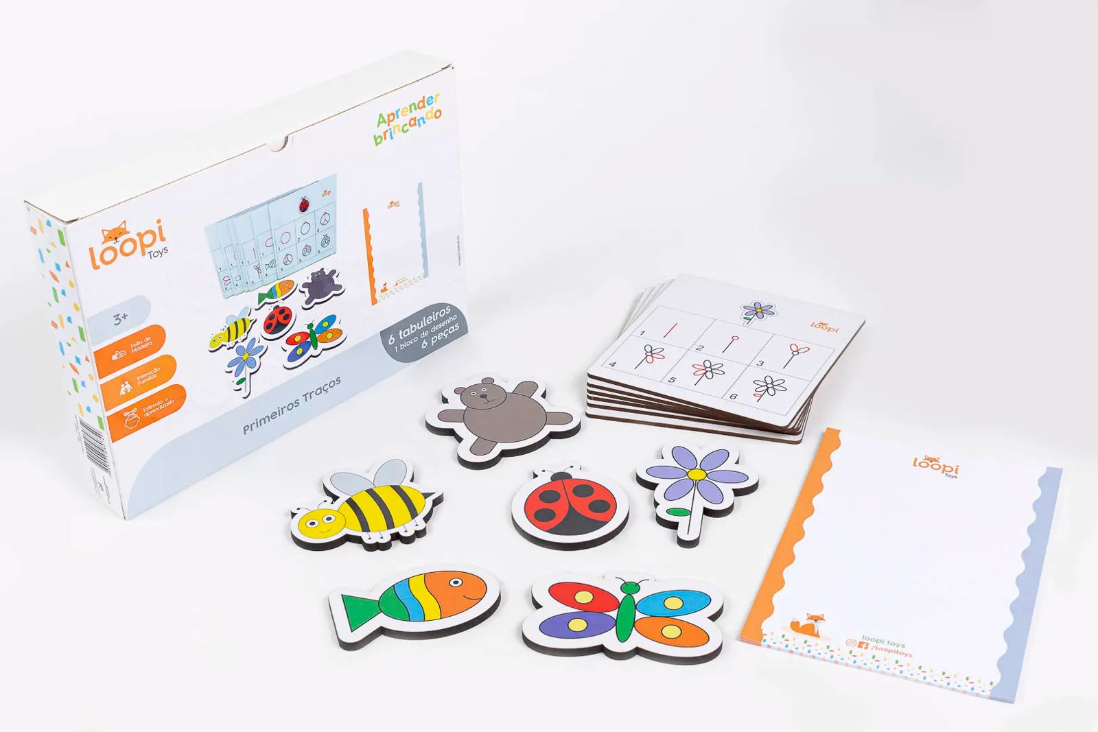 BRINQUEDO EDUCATIVO PRIMEIROS TRAÇOS