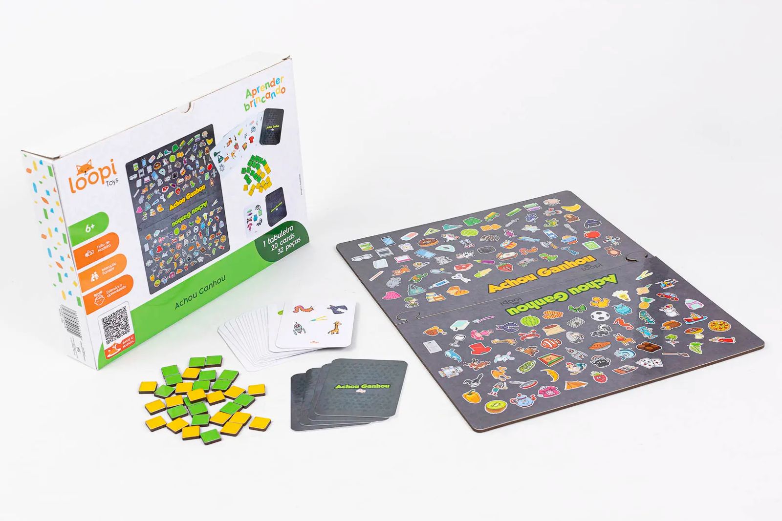 JOGO EDUCATIVO ACHOU GANHOU