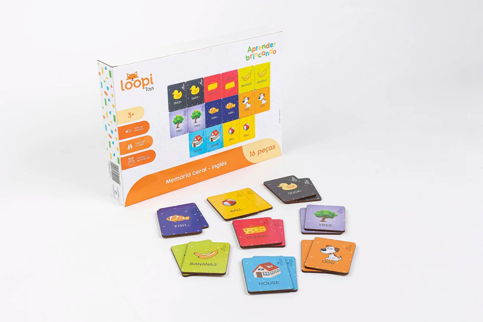 JOGO DA MEMÓRIA - GERAL EM INGLÊS