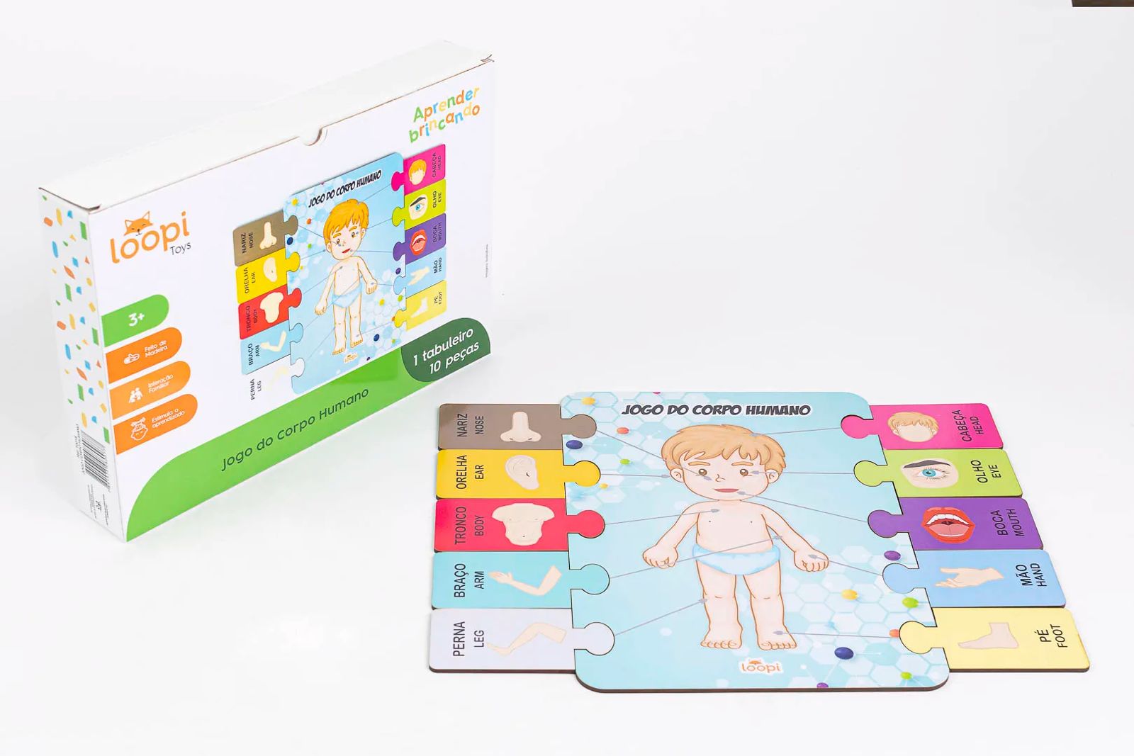 JOGO EDUCATIVO QUEBRA-CABEÇA DO CORPO HUMANO