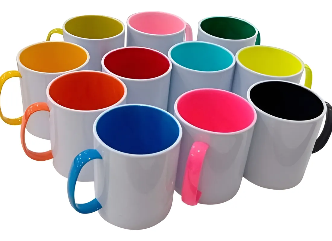 Caneca Polímero (Plástico) Colorida