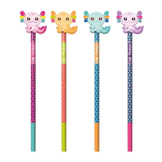 LAPIS PRETO HB FANTASIA AXOLOTE