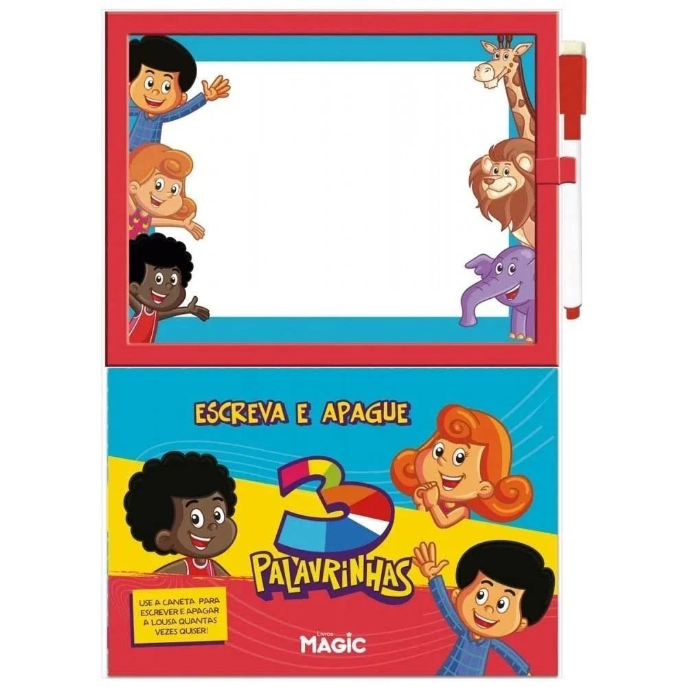 LIVRO EDUCATIVO TRÊS PALAVRINHAS