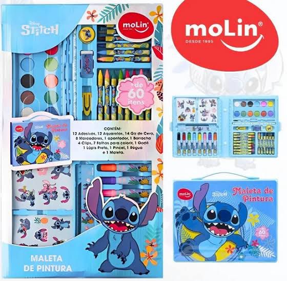 MALETA EDUCATIVA DE PINTURA STITCH