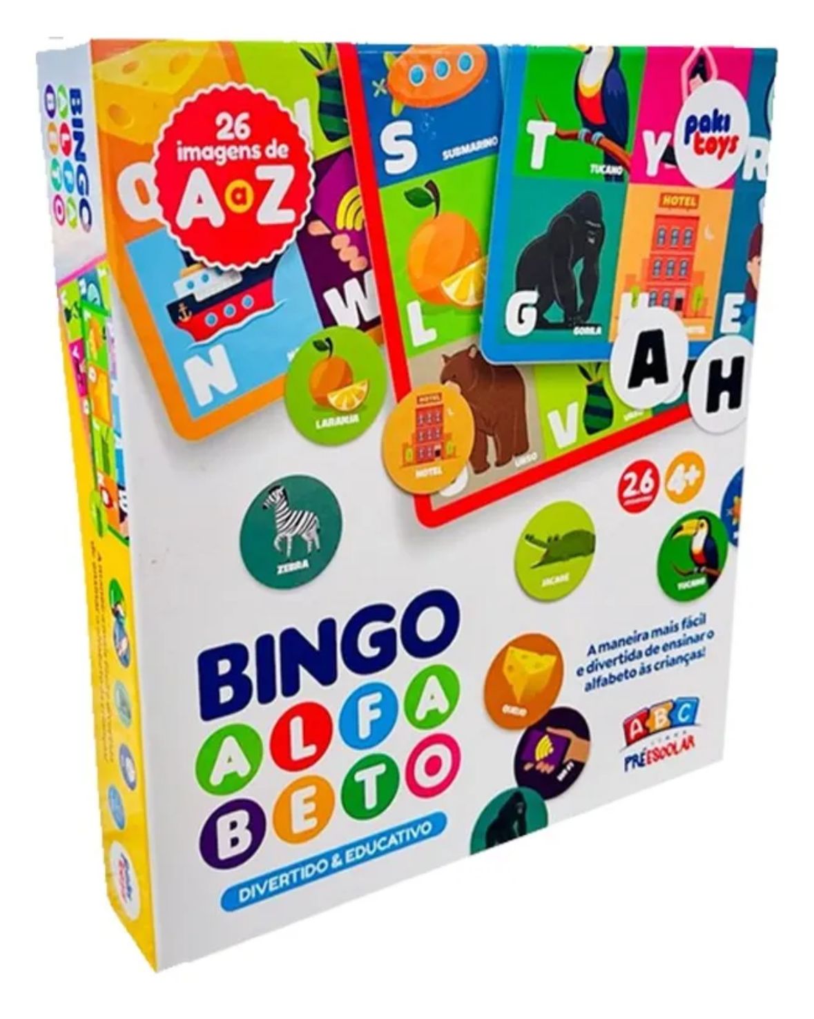 JOGO BINGO ALFABETO INFANTIL
