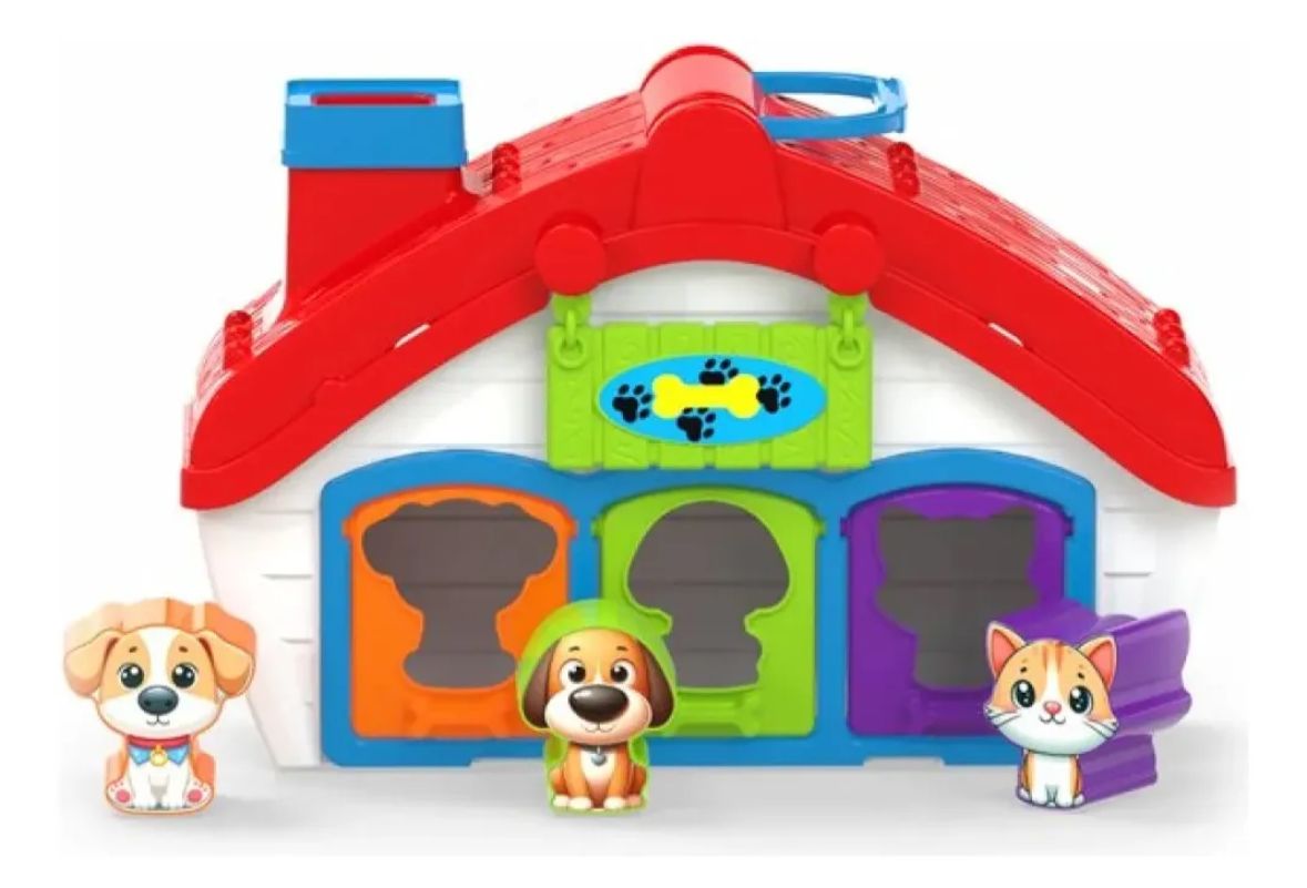 BRINQUEDO DIDÁTICO CASINHA PETS