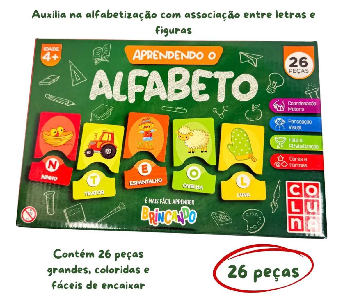 JOGO EDUCATIVO APRENDENDO O ALFABETO