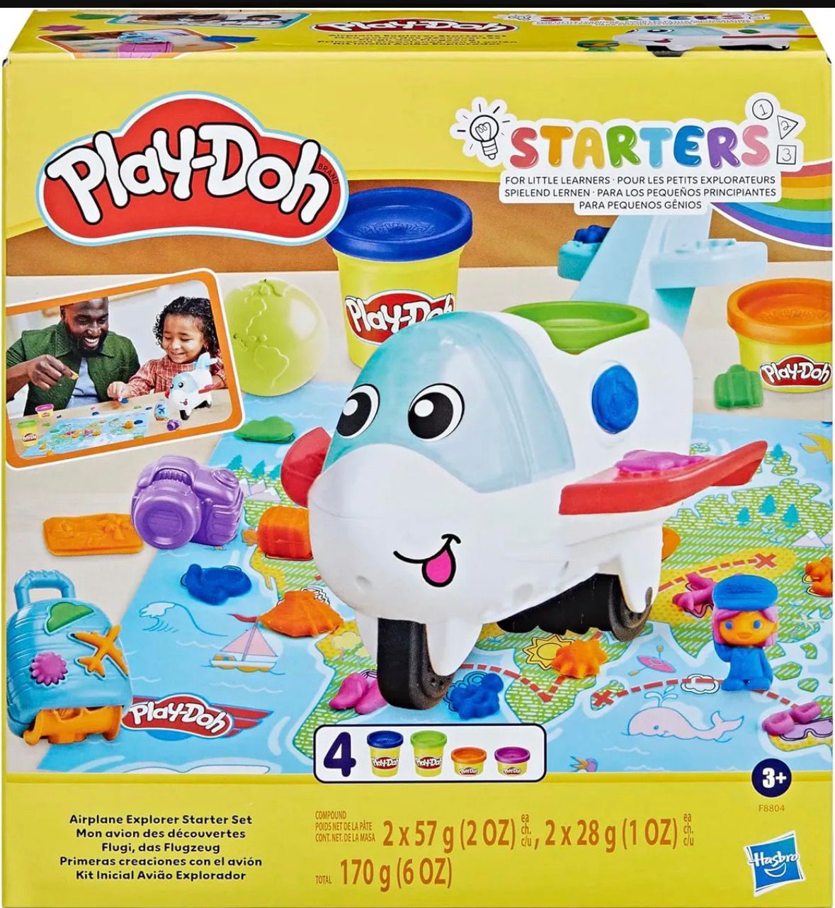 KIT MASSINHA PLAY DOH AVIÃO EXPLORADOR