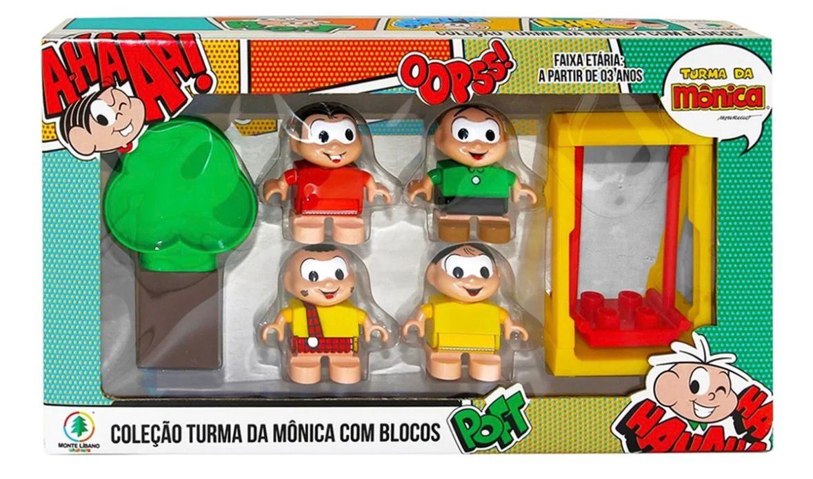 Coleção Turma da Mônica com Blocos