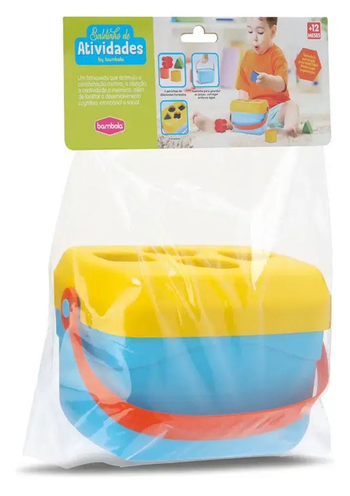 Brinquedo Baldinho de Atividades Encaixe