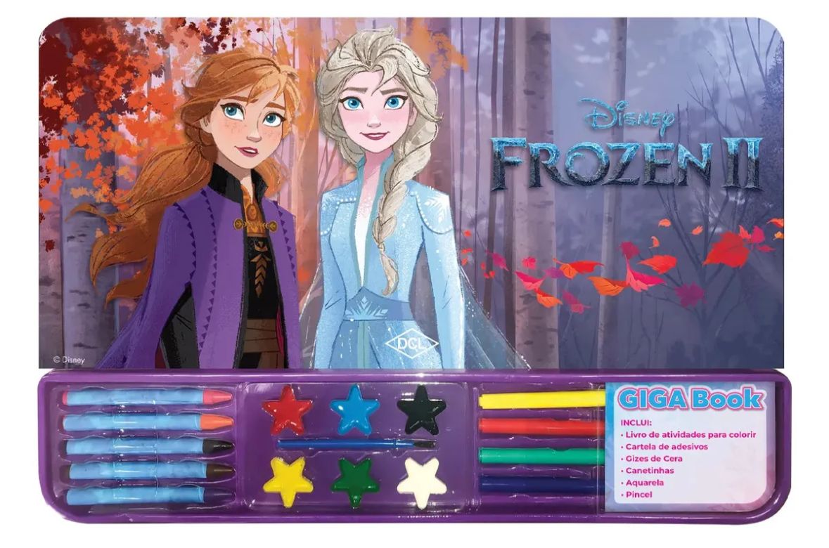 LIVRO DE ATIVIDADES PARA COLORIR DA FROZEN II